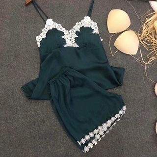 bộ ngủ ren hoa T5