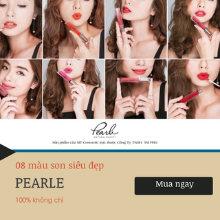 Bộ súu tập 08 màu son kem của PÉARE thuộc MT COSMETIC