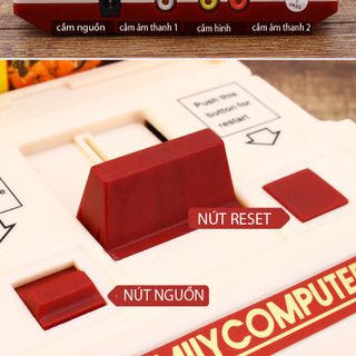 Máy game FC Compact Kèm băng chơi game hơn 500 trò chơi không lập lại