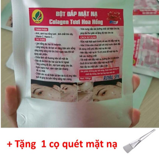 mặt nạ collagen ướp cánh hoa hồng