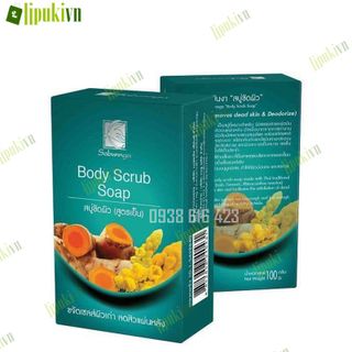 XÀ PHÒNG THẢO DƯỢC THÁI LAN SABUNNGA 100gr - TẨY TẾ BÀO CHẾT - DA SÁNG MỊN - KHỬ MÙI