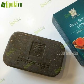 XÀ PHÒNG THẢO DƯỢC THÁI LAN SABUNNGA 100gr - TẨY TẾ BÀO CHẾT - DA SÁNG MỊN - KHỬ MÙI