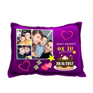 Gối in hình quà tặng sinh nhật chồng Khánh Châu