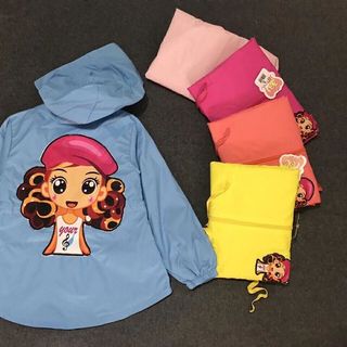 Áo gió 2 lớp cô gái