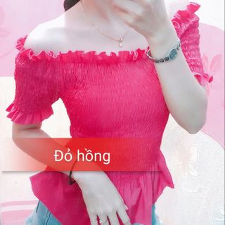 Áo voan hở vai nữ nhiều màu