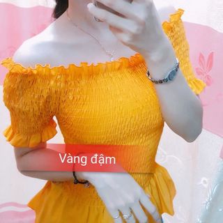 Áo voan hở vai nữ nhiều màu