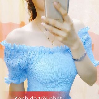 Áo voan hở vai nữ nhiều màu