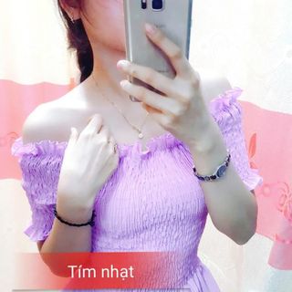 Áo voan hở vai nữ nhiều màu