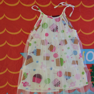 đầm cotton phối ren