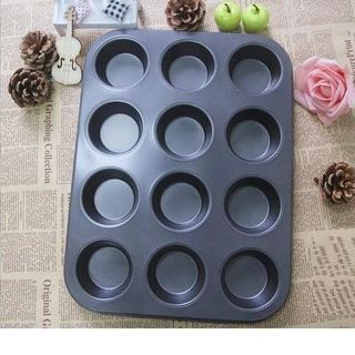 Khuôn nướng bánh chống dính 12 lỗ giá sỉ