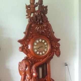 ĐỒNG HỒ CÂY CÔ TIÊN GỖ HƯƠNG VÂN