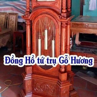 ĐỒNG HỒ TỨ TRỤ GỖ HƯƠNG VÂN