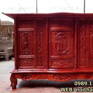 TỦ THỜ GỖ SỒI