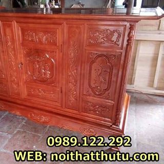 TỦ THỜ GỖ SỒI