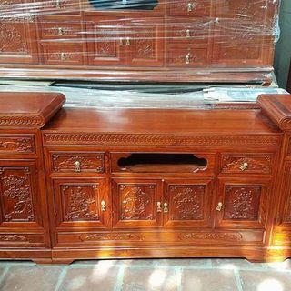 KỆ ĐỒNG TIỀN GỖ HƯƠNG VÂN 2M2 2M4