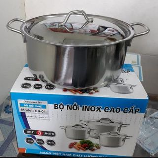 Bộ nồi inox 1 đáy