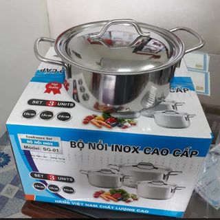 Bộ nồi inox 1 đáy