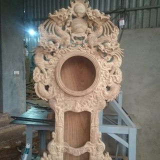 ĐỒNG HỒ TỨ LINH GỖ HƯƠNG VÂN