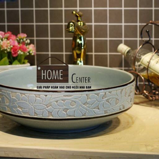 Lavabo gốm mỹ thuật