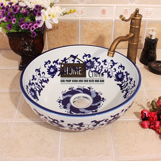 Lavabo gốm mỹ thuật