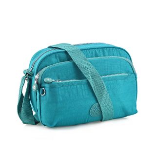 Túi xách Kipling đeo chéo nhiều ngăn - xanh