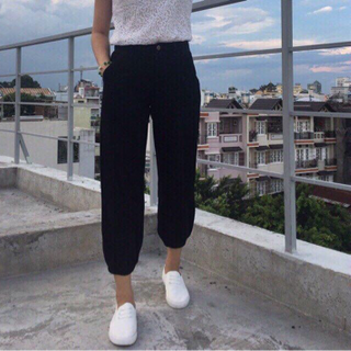 quần baggy lưng thun hàng bao đẹp nhé