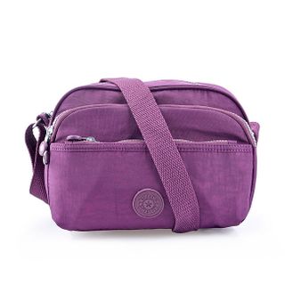 Cháy hàng Túi xách Kipling đeo chéo nhiều ngăn - tím