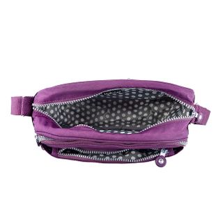 Cháy hàng Túi xách Kipling đeo chéo nhiều ngăn - tím