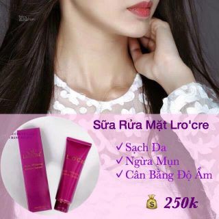 SỮA RỬA MẶT LROCRE - SẠCH SÂU KIỀM DẦU MỊN SÁNG DA NGỪA MỤN