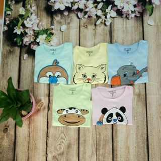 Bộ quần áo cotton dài tay cho bé