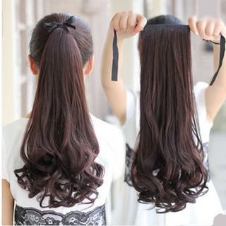 Tóc giả cột xoăn duôi C2