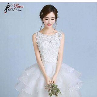 Đầm Xòe Công Chúa Đính Hoa