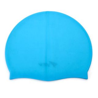 Combo mũ bơi và bộ chụp tai màu xanh nhạt
