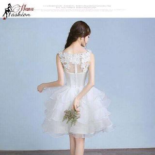 Đầm Xòe Công Chúa Đính Hoa