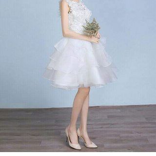 Đầm Xòe Công Chúa Đính Hoa