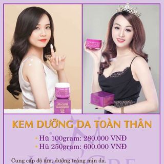 KEM BODY LROCRE - LÀN DA TRẮNG HỒNG KO TÌ VẾT