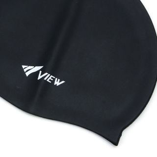 Combo mũ bơi và bộ chụp tai màu đen