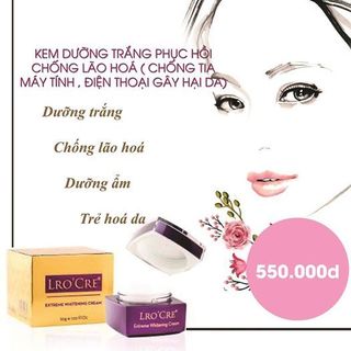 KEM DƯỠNG TRẮNG DA BAN ĐÊM - CHỐNG TIA CỰC TÍM CHỐNG LÃO HÓA TRỊ MỤN LI TI MỤN ĐẦU ĐEN