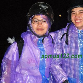 Áo mưa bộ nilon áo cá Nilon PE