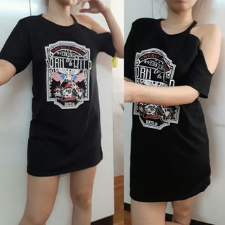 Đầm T-Shirt Born to wild