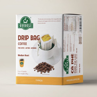 Cà phê phin túi lọc Typica 10 packs GUDELI COFFEE