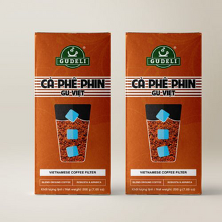 Cà phê bột nguyên chất pha phin Gu Việt GUDELI