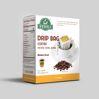 HỘP CAFE PHIN GIẤY TYPICA 9g x 5 gói GUDELI giá sỉ