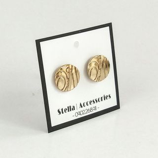 Stella - 30k - Khuyên tai tròn trơn