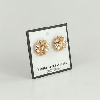 Stella - 44k - Khuyên tai hoa trơn