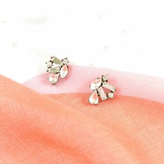 Stella - 46k - Khuyên tai đính đá sang chảnh - thời trang