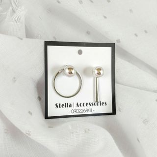 Stella - 37k - Khuyên tai trơn - đeo 5 kiểu