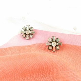 Stella - 44k - Khuyên tai đính đá sang chảnh - thời trang