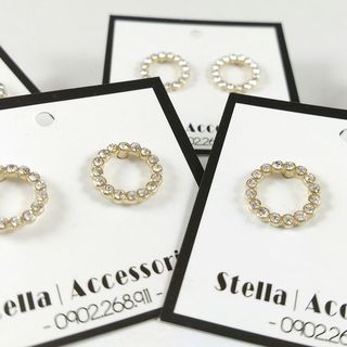 Stella - 49k - Khuyên tai sang trọng - lịch sự - đính đá zicron