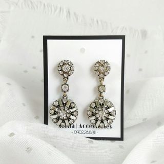 Stella - 65k - Khuyên tai đính đá sang chảnh - thời trang